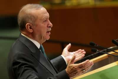 Image for Erdogan says Trump asked Turkey to convince Hamas to back Gaza plan