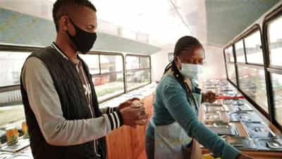 Image for In South Africa, a zero-waste food bus hopes to drive away hunger