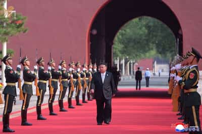 Image for North Korea's Kim says he is open to talks if US drops denuclearisation demand