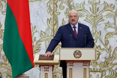 Image for Belarus' Lukashenko meets with US envoy Kellogg, Belta reports