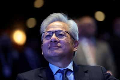 Image for Tipping point or bubble? Nvidia CEO sees AI transformation while skeptics count the risks