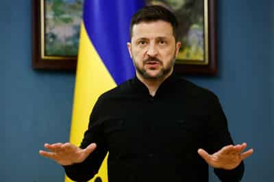 Image for Zelenskiy says high-level meeting between Ukraine, Russia, US, EU and UK being considered