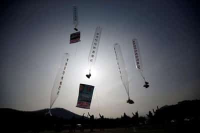Image for South Korea official signals leaflet balloons might again float over the North