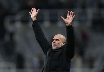 Image for Soccer-Man City's Guardiola wary of unpredictable United under new boss Carrick