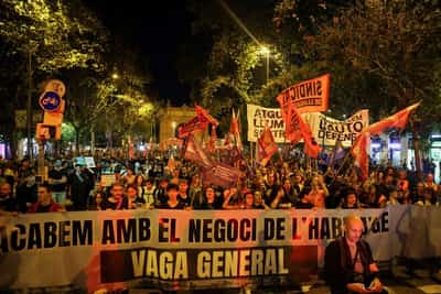 Image for Spanish unions call general strike for November 11, weeks before snap election