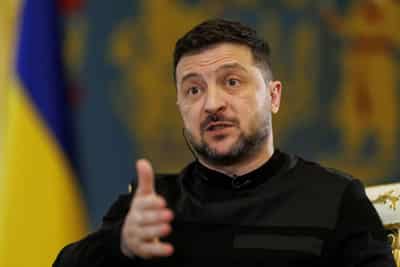 Image for Zelenskiy, welcoming Iran de-escalation, says Ukraine ready for ceasefire with Russia
