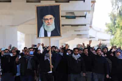 Image for Protests break out in Pakistan, Iraq over Khamenei's death