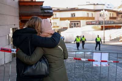 Image for New Year party at Swiss ski resort turned into a disaster zone
