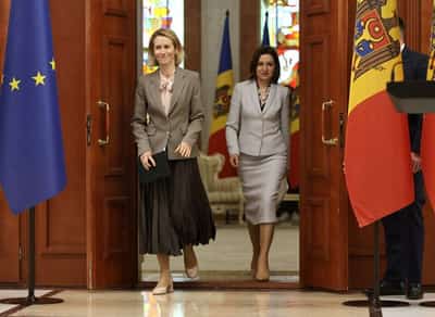 Image for EU wants to move fast on Moldova accession talks, Kallas says