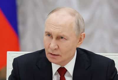 Image for Putin says Russia developing satellite-based drone control system, Ifax says