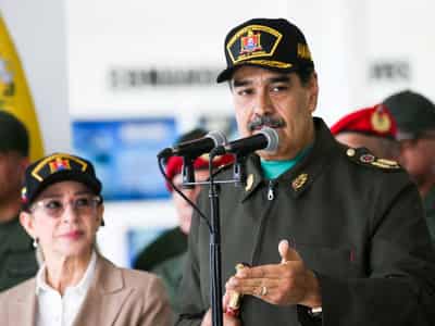 Image for Shackled and defiant, Maduro pleads not guilty to US narcotics charges