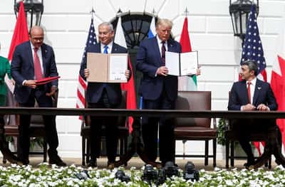 Image for Trump links Abraham Accords to any Iran deal