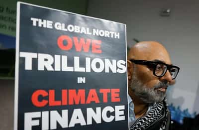 Image for Geopolitics overshadow COP29 talks on climate cash, as Argentina walks away