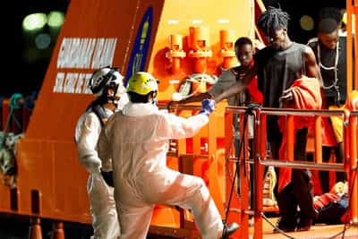Image for Five dead on migrant boat rescued off Canary Islands, aid group says toll may be higher