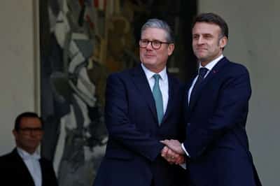 Image for France's Macron, UK's Starmer to visit Washington amid Ukraine talks, US official says