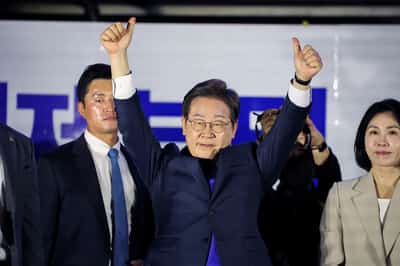 Image for Riding wave of voter anger, South Korea's Lee now faces policy challenges