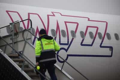 Image for Wizz Air to offer Starlink in-flight internet from 2027