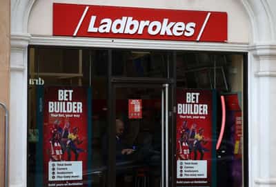 Image for Ladbrokes-owner Entain's annual loss widens after $650 million UK tax charge