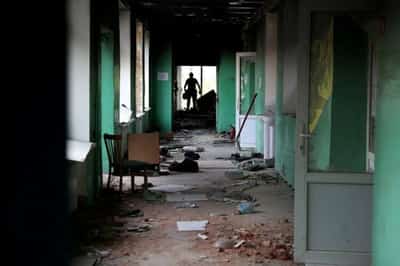 Image for Ukraine says Russia shells more than 40 towns in Donbas push