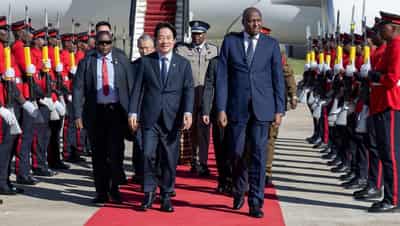 Image for Taiwan president defiant as begins Eswatini trip; China calls him a 'rat'
