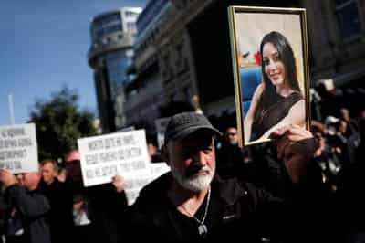 Image for Thousands protest in Skopje ahead of trial over deadly night club fire