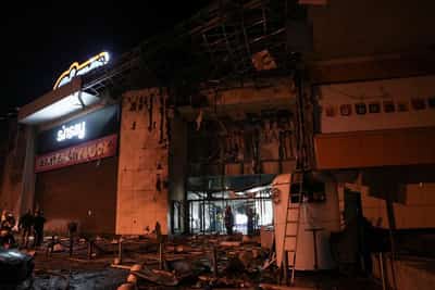 Image for Strike on shopping centre in Sumy in northern Ukraine kills two, governor says