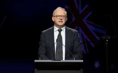 Image for Three Australians were aboard US submarine that sunk Iranian ship, PM Albanese says