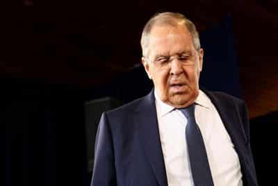Image for Russia's Lavrov outlines terms for Ukraine peace: big power security guarantee and no NATO