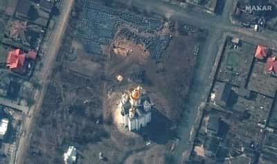 Image for Global outcry at “war crime” killings near Kyiv as frontline shifts