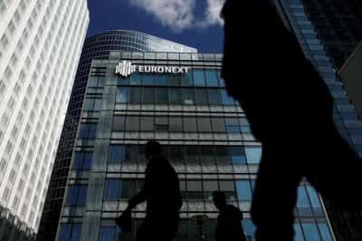 Image for STOXX 600 hits record high led by real estate, tech stocks; ECB in focus