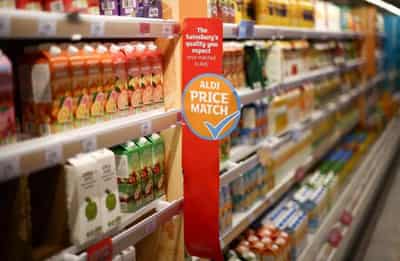 Image for Average annual UK food bill set to rise 454 pounds as inflation soars