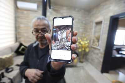 Image for Lebanese man flees hometown, months after repairing home damaged in last war