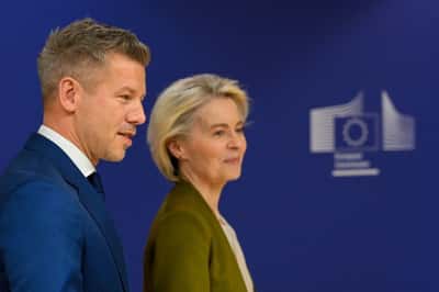 Image for Hungary's Magyar says he had 'successful' talks on funds with EU's von der Leyen