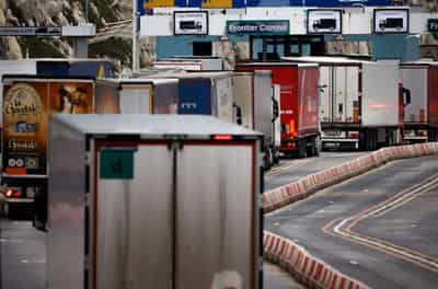 Image for Exports from UK to EU down 68% since Brexit trade deal, say hauliers