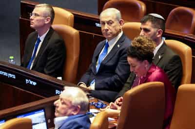 Image for Israel parliament gives initial approval for 2026 budget, averting snap election for now