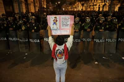 Image for Peru's Gen Z rallies against President Boluarte, protesting over pensions and corruption