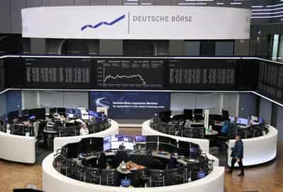 Image for European stocks climb on energy boost; headed for weekly losses