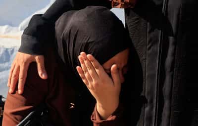 Image for Israeli strikes in Gaza kill two people, including a child, medics say