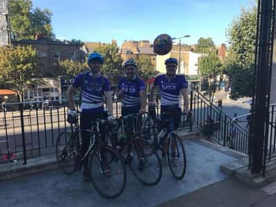 Image for Vizolution cyclists reach their destination,‘far exceeding target’ for charity