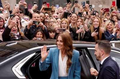 Image for Italy welcomes UK’s Princess Kate on her first overseas trip since illness