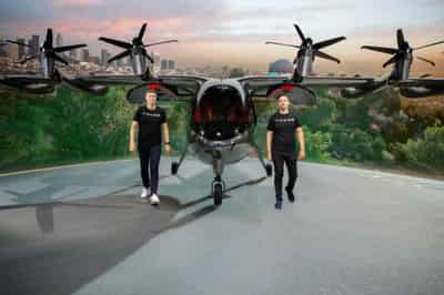 Image for Archer&#8217;s flying taxi makes splashy debut in heated market