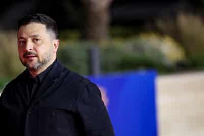 Image for Ukraine's Zelenskiy visits Sweden for 'aviation' news
