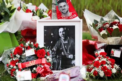 Image for Liverpool's Jota mourned by family and local people at hometown wake