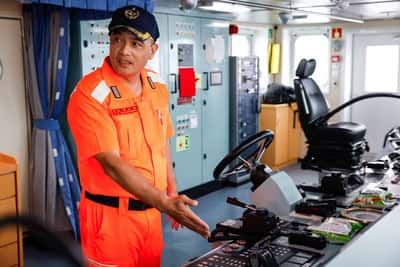 Image for Facing China, one Taiwan Coast Guard officer draws strength from the gods