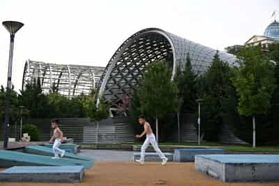 Image for Demolition of modernist arts complex in Tbilisi sparks outcry