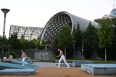Image for Demolition of modernist arts complex in Tbilisi sparks outcry