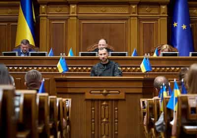 Image for New Ukrainian defence minister takes office as ousted predecessor calls for wartime elections