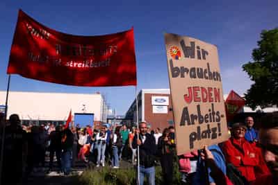 Image for Ford agrees voluntary redundancies for troubled e-car site in Cologne