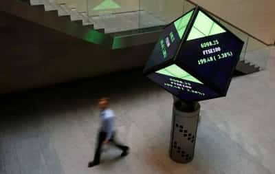 Image for UK stocks close lower, hit by Wall St selloff on inflation data
