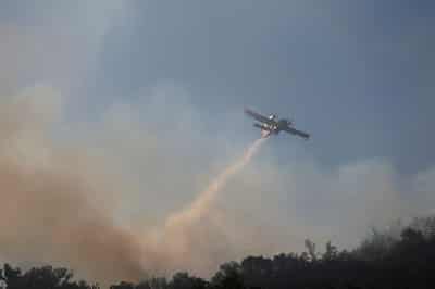 Image for Thousands evacuated from homes in southwest France as wildfire burns